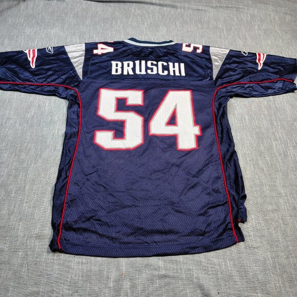 VINTAGE Teddy Bruschi New England Patriots Reebok On Field Jersey Size Small - Picture 10 of 15